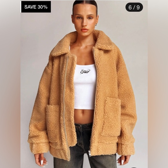 I. AM. GIA Pixie Teddy Coat - Picture 5 of 6